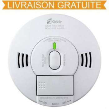 Combi détecteur de fumée et monoxyde de carbone kidde Combi détecteur de fumée et