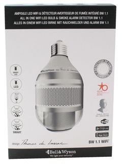 Ampoule E27 Led 9W avec détecteur de fumée Blanc
