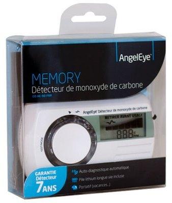 ANGELEYE Memory Détecteur avertisseur autonome de monoxyde ANGELEYE Memory Détecteur