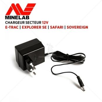 Chargeur 12 V MINELAB E-Trac, Explorer, Safari,