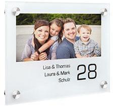 Plaque de porte photo (Tableau photo Plexi)