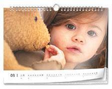 Calendrier mural classique A4 (paysage)
