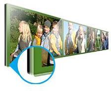 Tableau Multiphoto plexi-alu 80x20cm