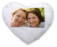 Coussin coeur photo