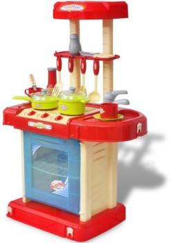 VidaXL Cuisine-jouet pour enfants avec effets lumi