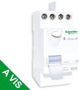 SCHNEIDER Interrupteur différentiel XP DCLIC 40A 3