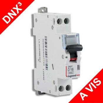 Disjoncteur 16A Ph N courbe D 6kA 230V - 406802 Disjoncteur 16A Ph N courbe