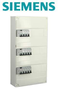 Siemens - Tableau électrique pré-équipé 3 rangées 39 Siemens - Tableau électrique