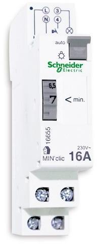 SCHNEIDER Duoline Minuterie 16A monophasée - 16655 SCHNEIDER Duoline Minuterie