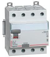 DX3 INTERRUPTEUR DIFFERENTIEL 4P 63A B 30MA DX3 INTERRUPTEUR DIFFERENTIEL