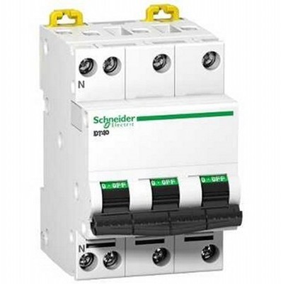 SCHNEIDER - Disjoncteur DT40 tétrapolaire 40A