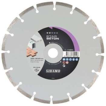 Disque diamant Star béton (230mm) - SIDAMO - 11130010 Disque diamant Star béton