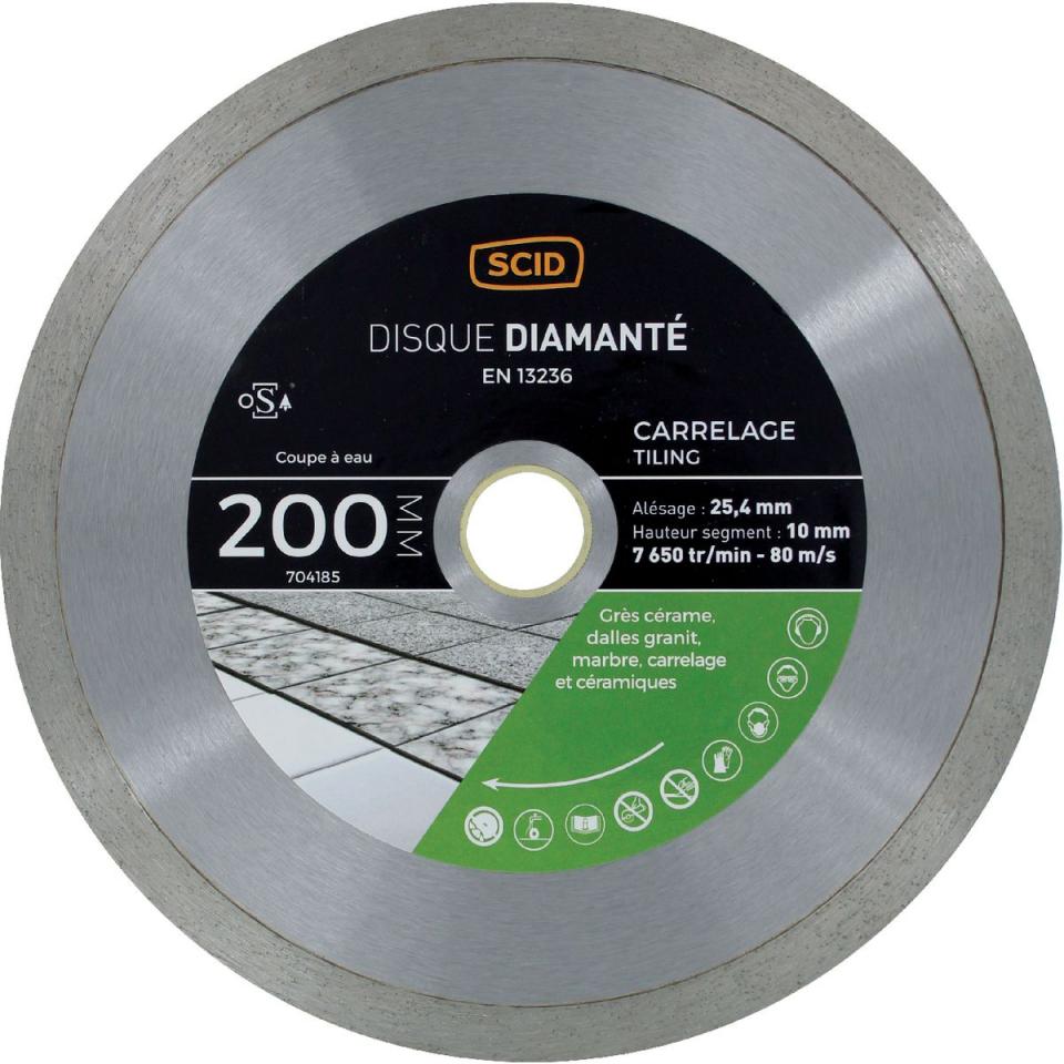 Disque diamanté carreleur professionnel SCID - Dia