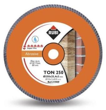 Disque diamant turbo RUBI TON 300 mm SUPERPRO COUPE Disque diamant turbo RUBI