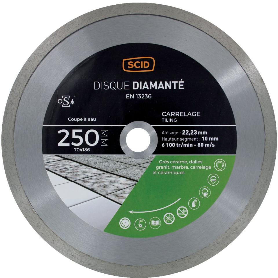 Disque diamanté carreleur professionnel SCID - Dia