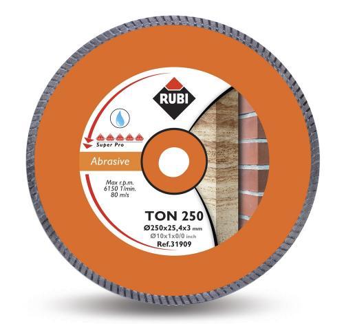 Disque diamant turbo RUBI TON Ø200 mm SUPERPRO COU
