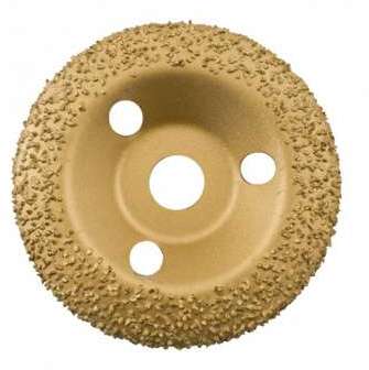 DISQUE 125 MM BOMBE GRAIN MOYEN DISQUE 125 MM BOMBE GRAIN