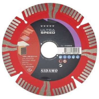 Disque diamant ULTRA SPEED (125mm) - SIDAMO - 11130016 Disque diamant ULTRA SPEED