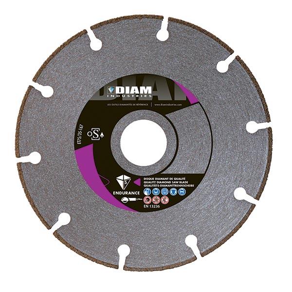 Disque diamant Ø230 MM Pour la Fonte, le PVC et le