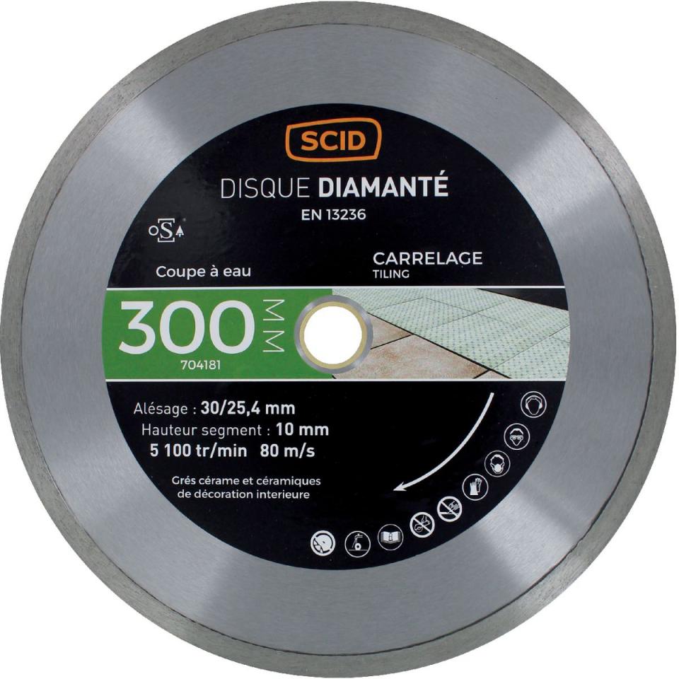 Disque diamanté carreleur expert SCID - Diamètre 3
