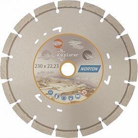 Disque diamant NORTON 4x4 Explorer 230 mm alésage