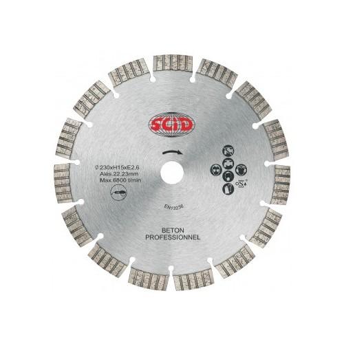Disque diamanté prestige matériaux SCID - Hauteur