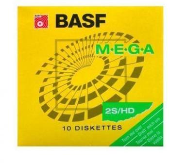BASF Disquettes 5,25 MEGA 2S/HD, pack de 10 pièce