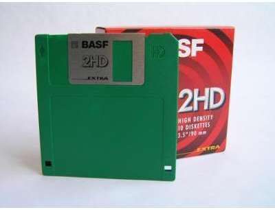 BASF Disquettes vert 3 5 2HD pack de 10 BASF Disquettes vert 3 5 2HD