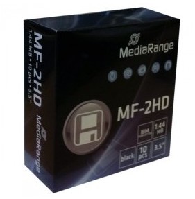 Disquettes Mediarange DSHD 1,44Mo 10 pièces
