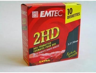 Disquettes BASF EMTEC 3 5 MF2HD DOS formatted pack Disquettes BASF EMTEC 3 5