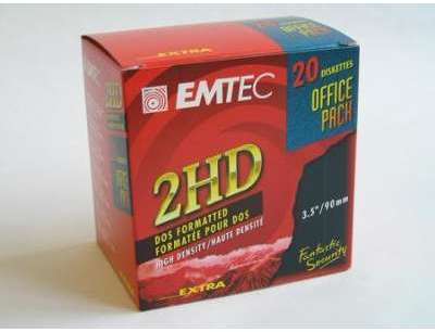 Disquettes BASF EMTEC 3 5 pouces MF2HD DOS formatted Disquettes BASF EMTEC 3 5