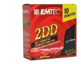 2DD Disquette BASF EMTEC 3 5 MF2DD DOS formatée 10-Pack 2DD Disquette BASF EMTEC 3