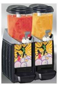 Machine distributeur granita 2x 5 5 litres Machine distributeur granita