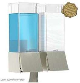 66246 Distributeur de savon LINEA Inox 2 r servoirs 66246 Distributeur de savon