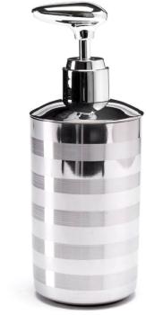 Distributeur de savon liquide en inox rayé brillan