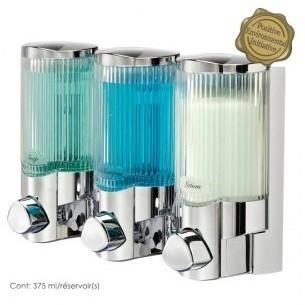 68344 Distributeur de savon Signature Chrome, 3 ré