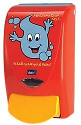 Distributeur de savon Deb Mr. Soapy 1 litre Rouge