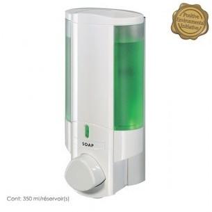 66150 Distributeur de savon Aviva Blanc, 1 réservo