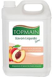 Savon liquide TOPMAIN Parfum pêche 5 L