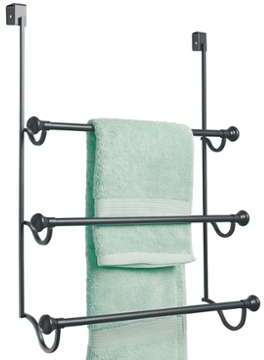 - Porte-serviette à suspendre York- noir 3 niveaux