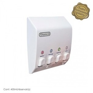 61450 Distributeur Classic 4 réservoirs Blanc