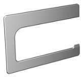 Emco Art - Papierhalter ohne Deckel chrom Emco Art - Papierhalter ohne