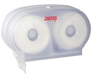 Micro distributeur double de papier hygiénique Jantex Micro distributeur double