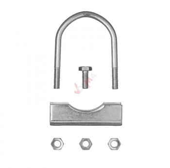 Bride de fixation pour roue jockey Ø 70 mm pour D2