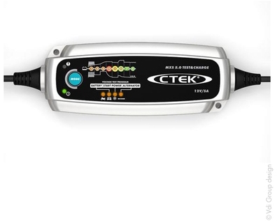 Chargeur plomb 12V/5A 230V CTek MXS 5.0 Test & Cha