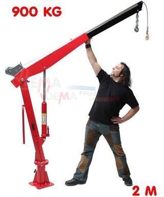 Grue Hayon Pick-Up - avec treuil 900 kg - bras rég