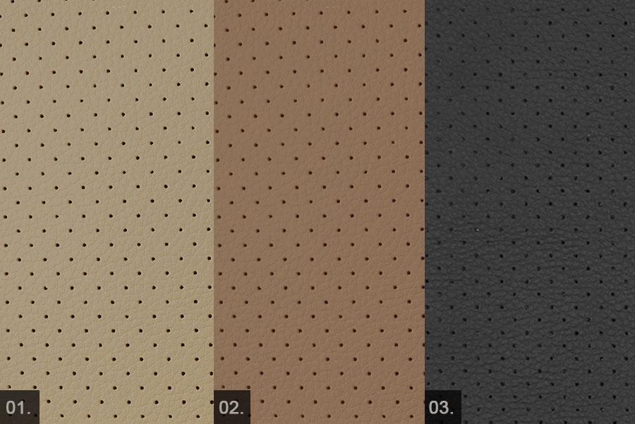 Tissu revêtement simili cuir Canyon laminé perforé