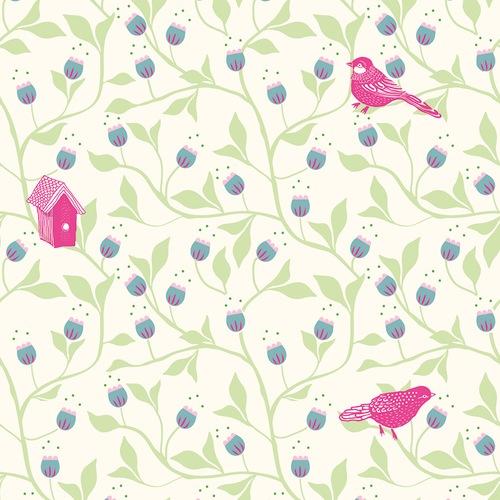 Papier peint Fleurs Volubilis