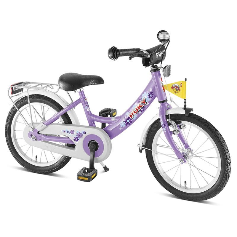Vélo enfant 18 pouces ZL 18 cadre alu rose/lilas d