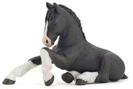 Figurine Poulain Shire Noir